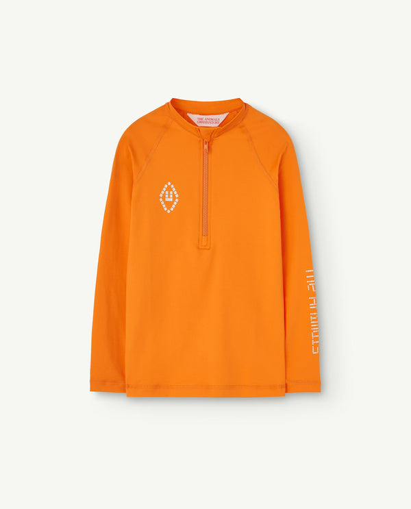 Orange Deer Rash Guard PRODUCT FRONT