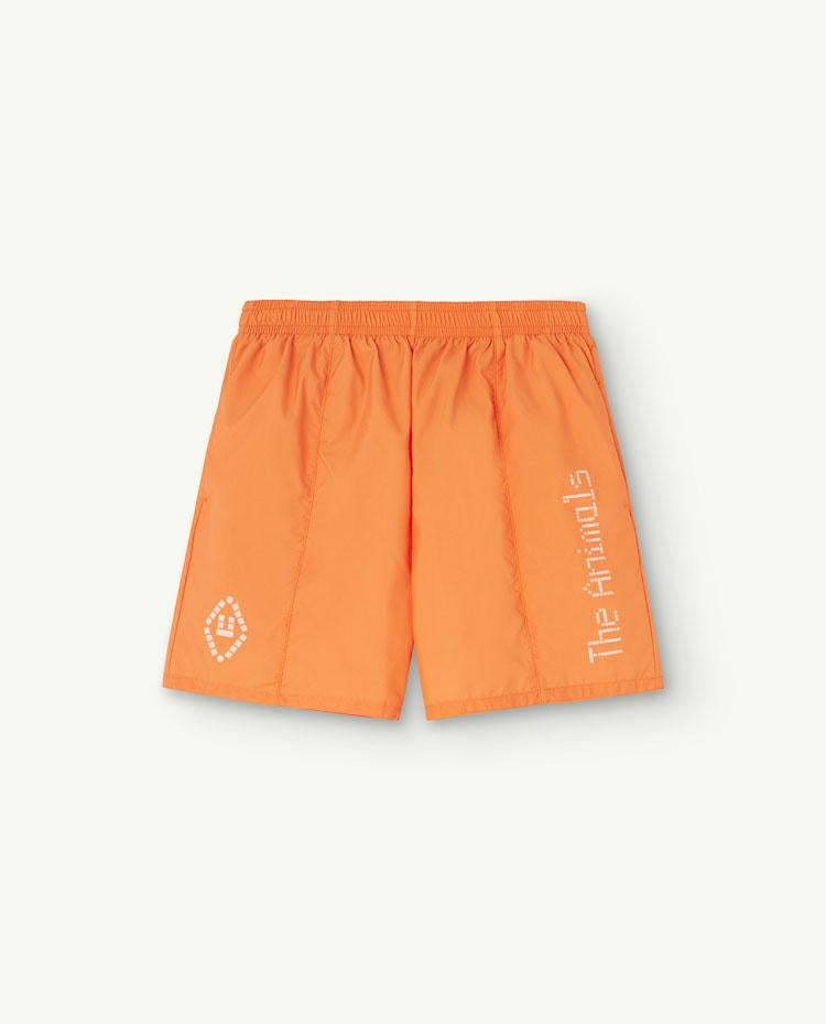 Orange Puppy Swim Shorts COVER