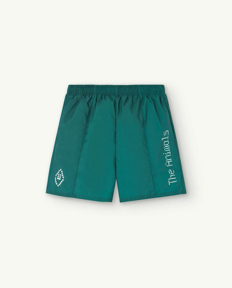 Green Puppy Swim Shorts COVER