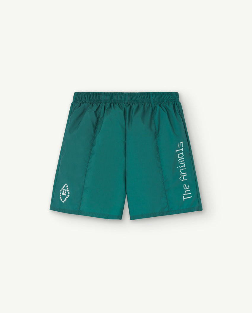 Green Puppy Swim Shorts PRODUCT FRONT
