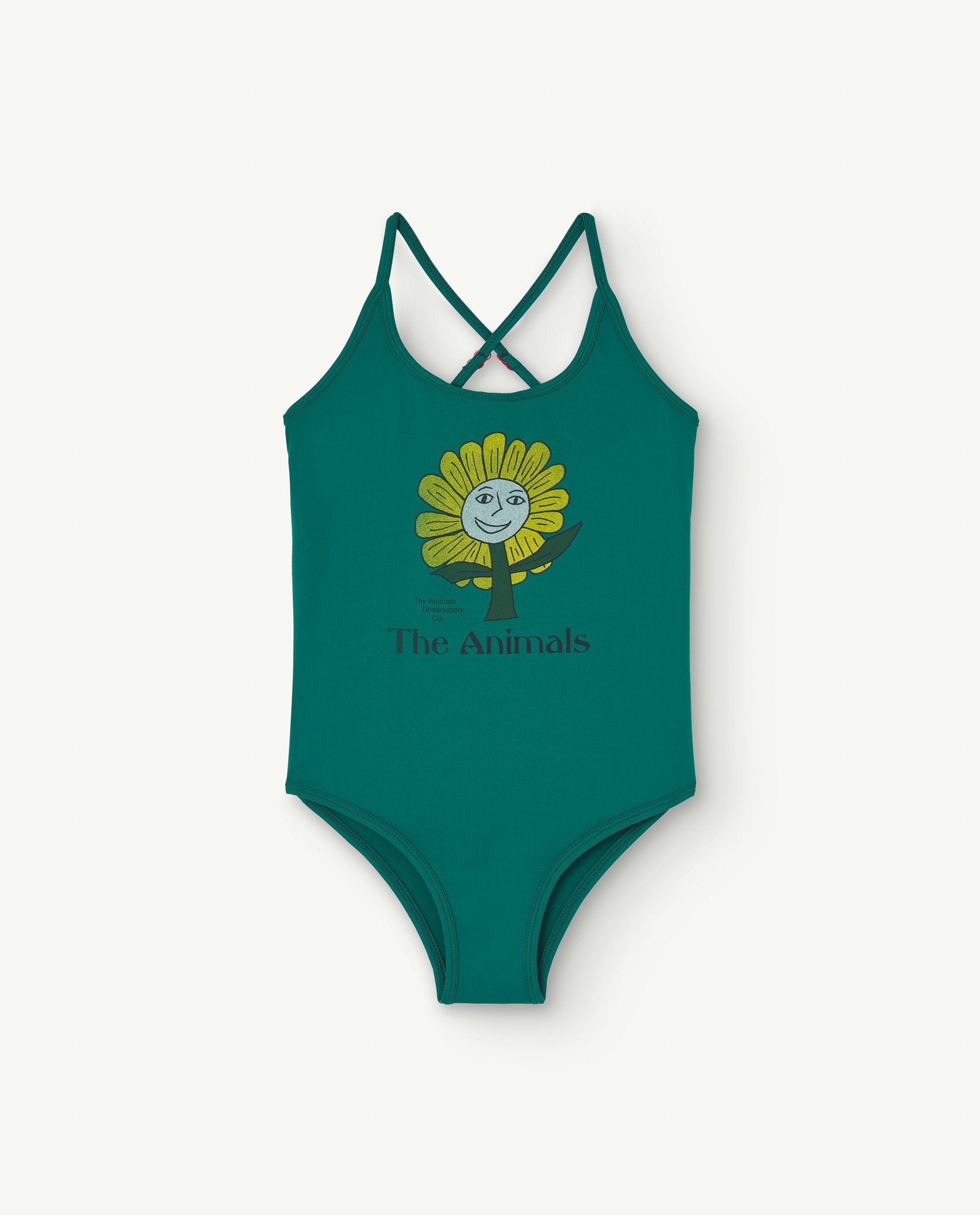 Deep Green Octopus Swimsuit PRODUCT FRONT
