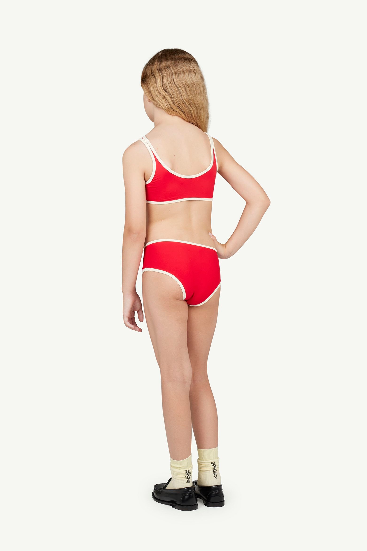 Red Triton Bikini MODEL BACK