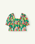 Green Mandrill Blouse