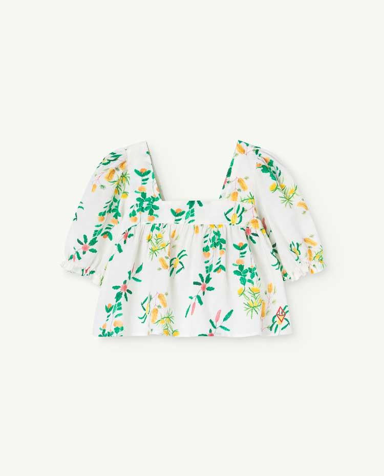 White Mandrill Blouse COVER