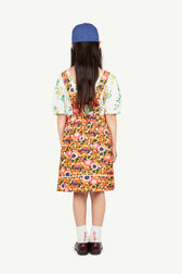 White Mandrill Blouse MODEL BACK