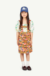White Mandrill Blouse MODEL FRONT