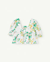White Mandrill Blouse PRODUCT BACK