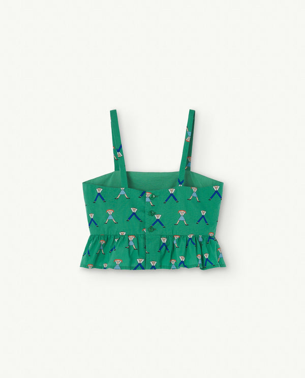 Green Stork Blouse PRODUCT BACK