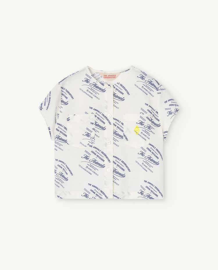 White Baboon Short Sleeve Shirt COVER