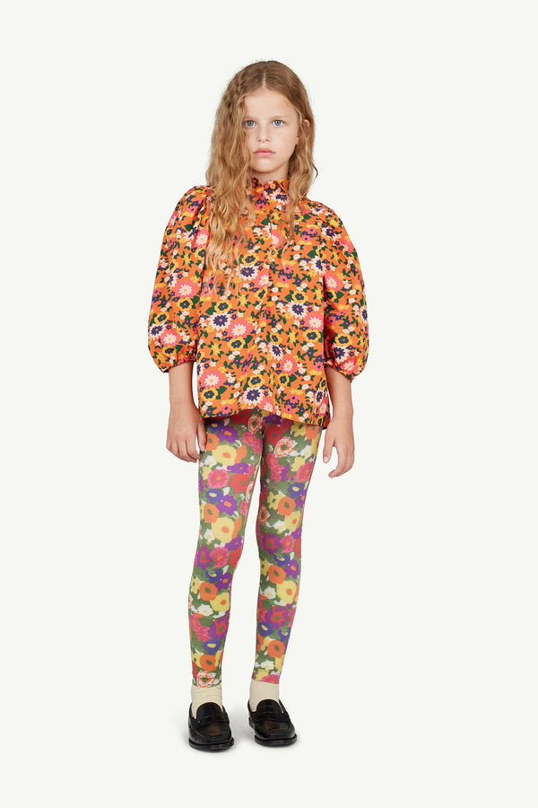 Orange Cuckoo Blouse MODEL FRONT