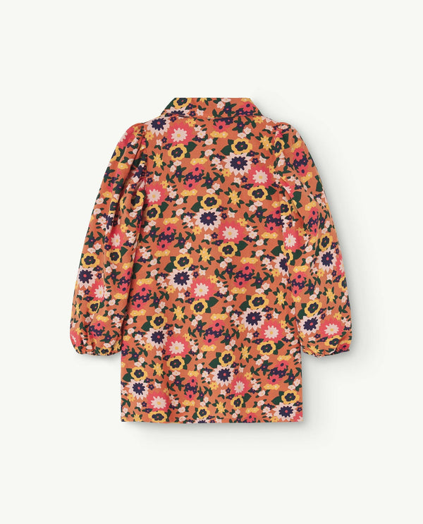 Orange Cuckoo Blouse PRODUCT BACK