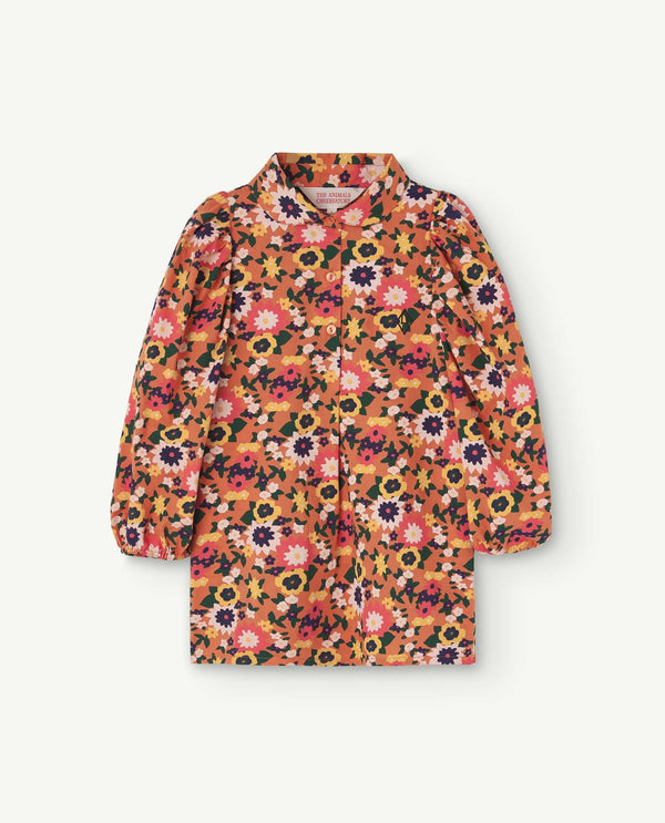 Orange Cuckoo Blouse PRODUCT FRONT