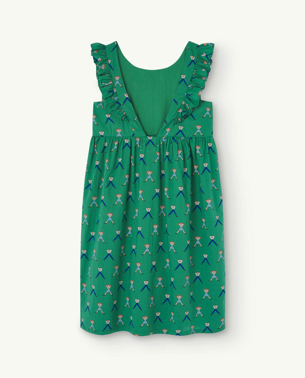 Green Otter Dress PRODUCT BACK