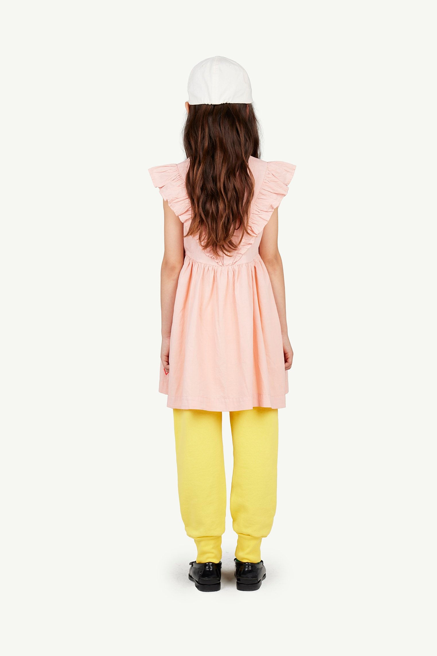 Pink Giraffe Dress MODEL BACK