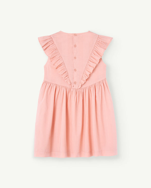 Pink Giraffe Dress PRODUCT BACK