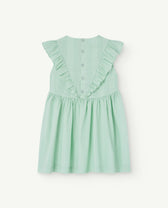 Turquoise Giraffe Dress PRODUCT BACK