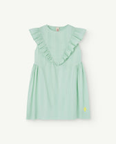 Turquoise Giraffe Dress PRODUCT FRONT