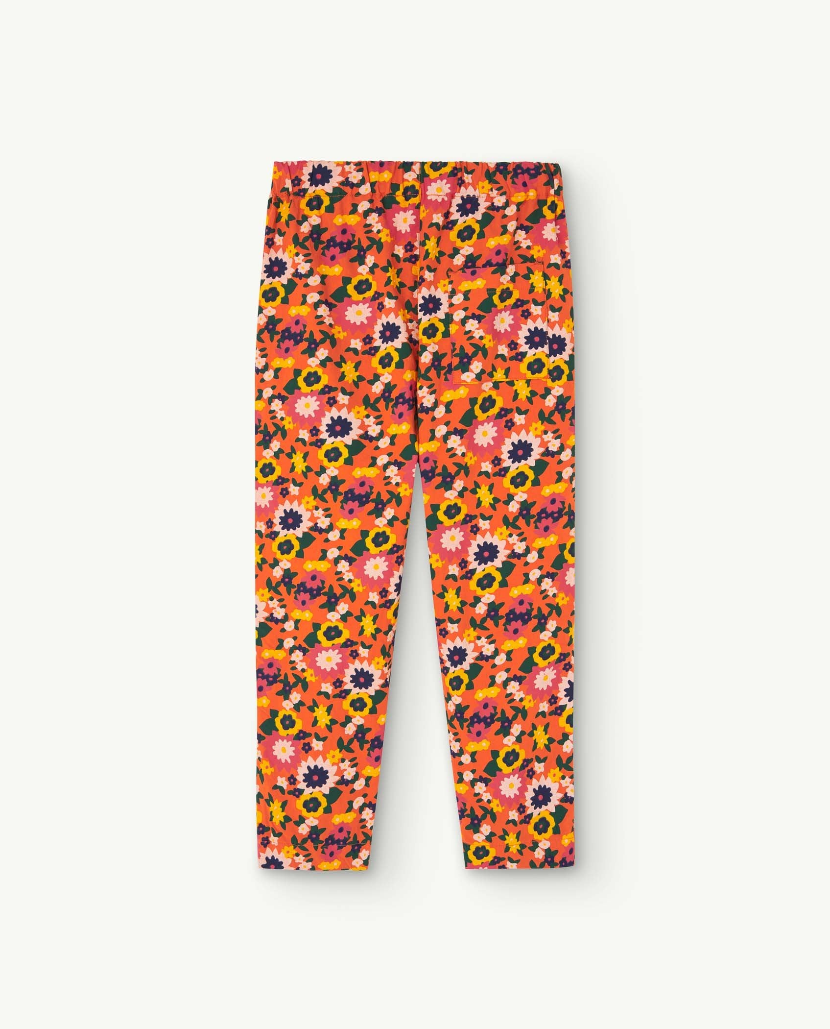 Orange Elephant Pants PRODUCT BACK