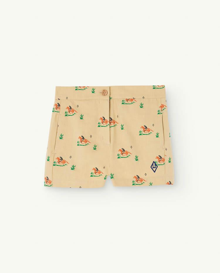 Beige Pig Shorts COVER
