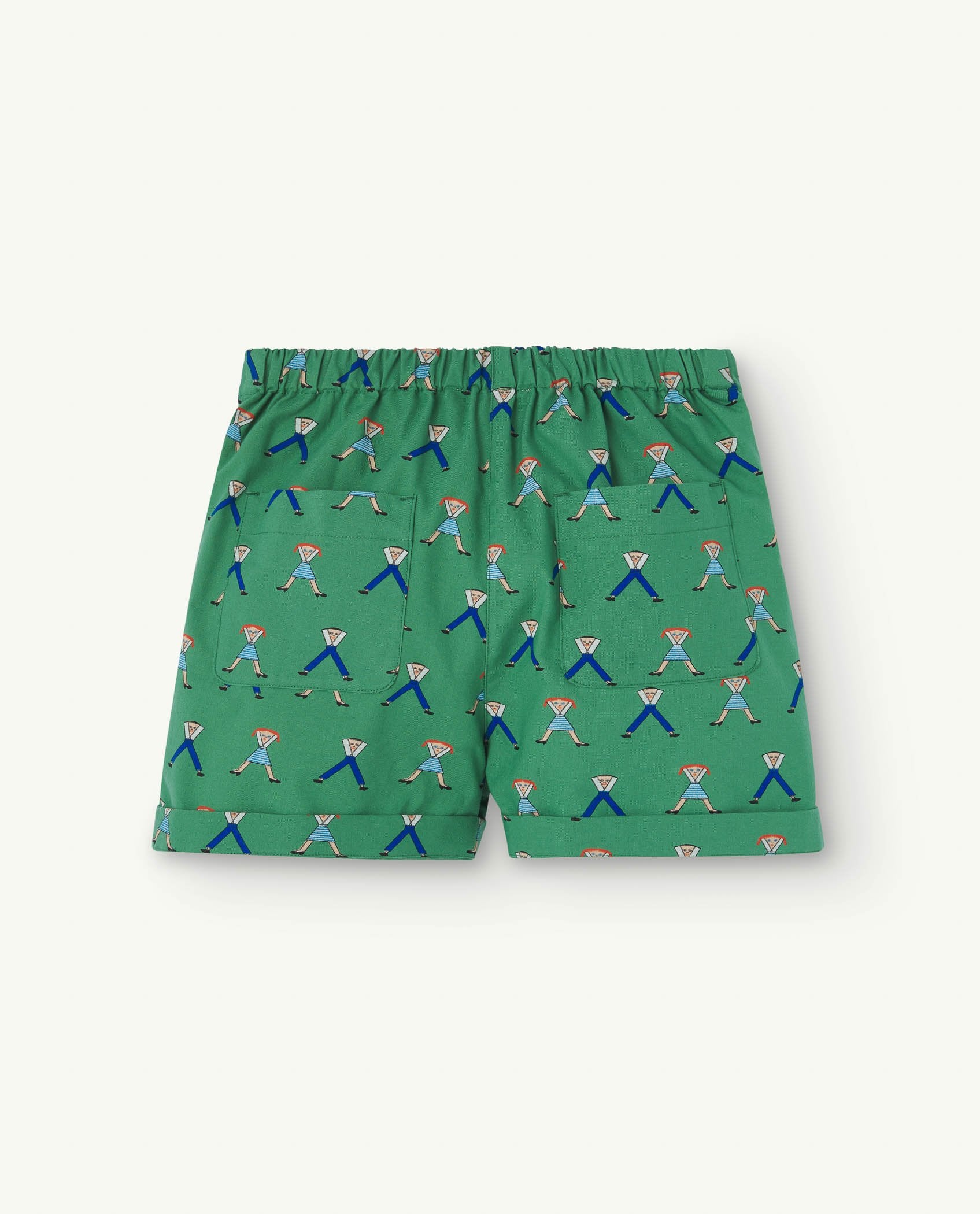 Green Bee Shorts PRODUCT BACK