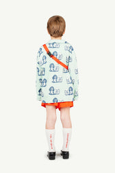 Orange Spider Shorts MODEL BACK
