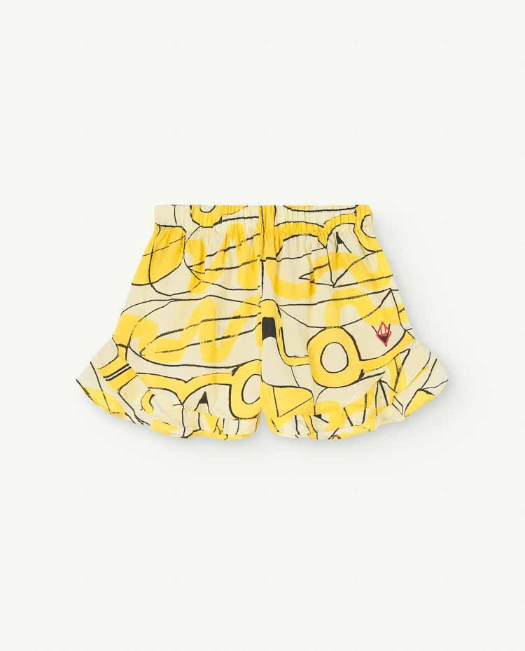 Soft Yellow Dove Shorts COVER