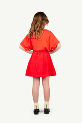 Red Turkey Skirt MODEL BACK
