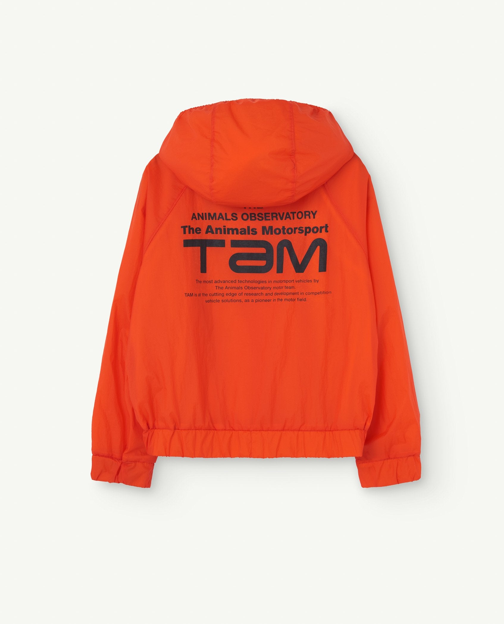 Orange Fox Track Hoodie PRODUCT BACK