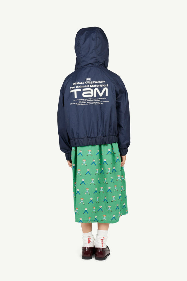 Blue Fox Track Hoodie MODEL BACK