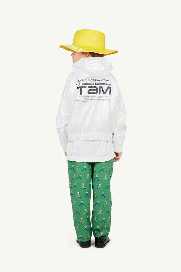 Iridescent Fox Track Hoodie MODEL BACK