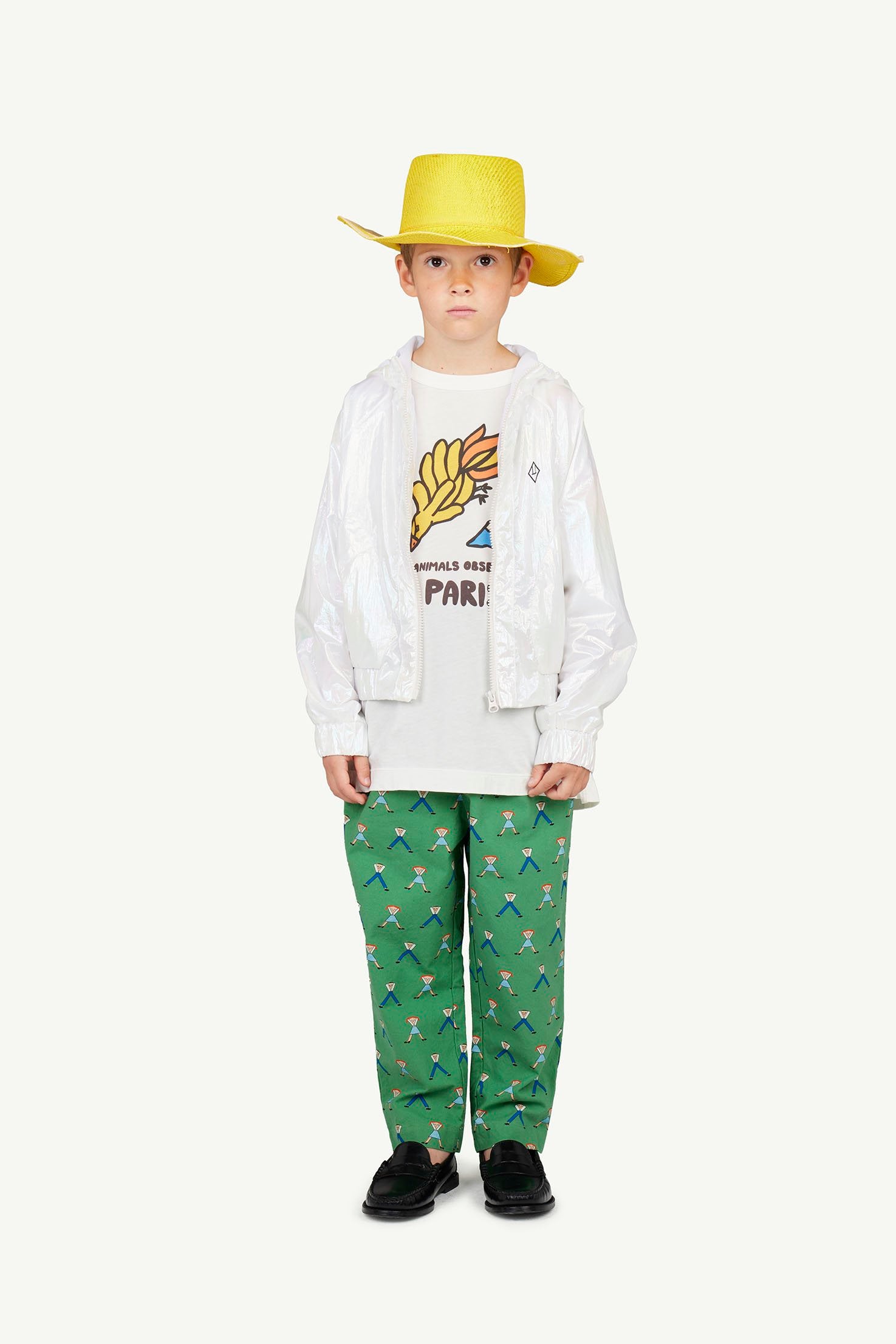 Iridescent Fox Track Hoodie MODEL FRONT