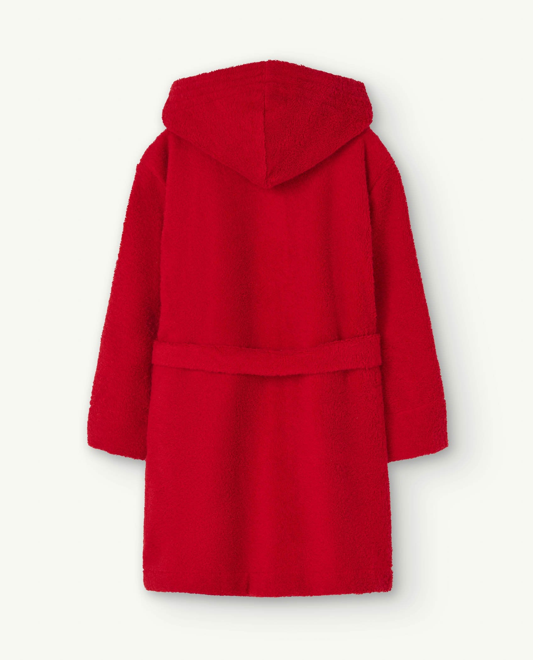 Red Bathrobe Robe PRODUCT BACK