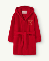 Red Bathrobe Robe PRODUCT FRONT
