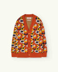 Cardigan Racoon orange