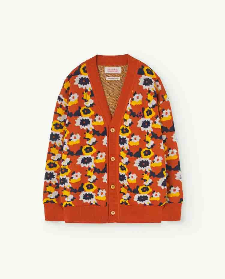 Orange Racoon Cardigan COVER