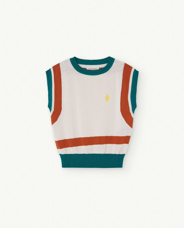 White Bat Vest PRODUCT FRONT