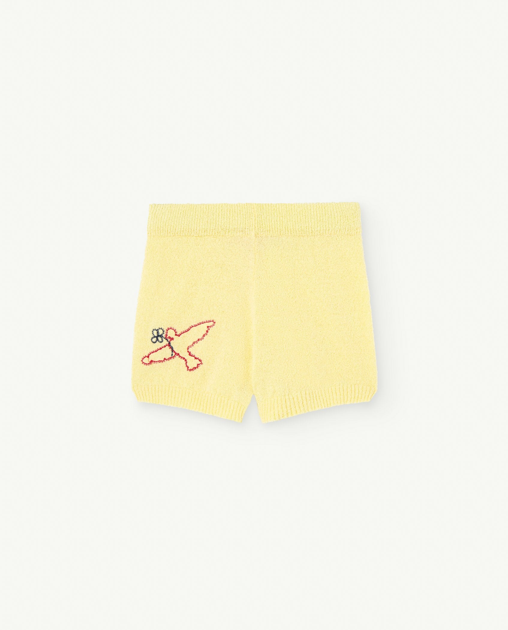 Soft Yellow Opossum Shorts PRODUCT FRONT