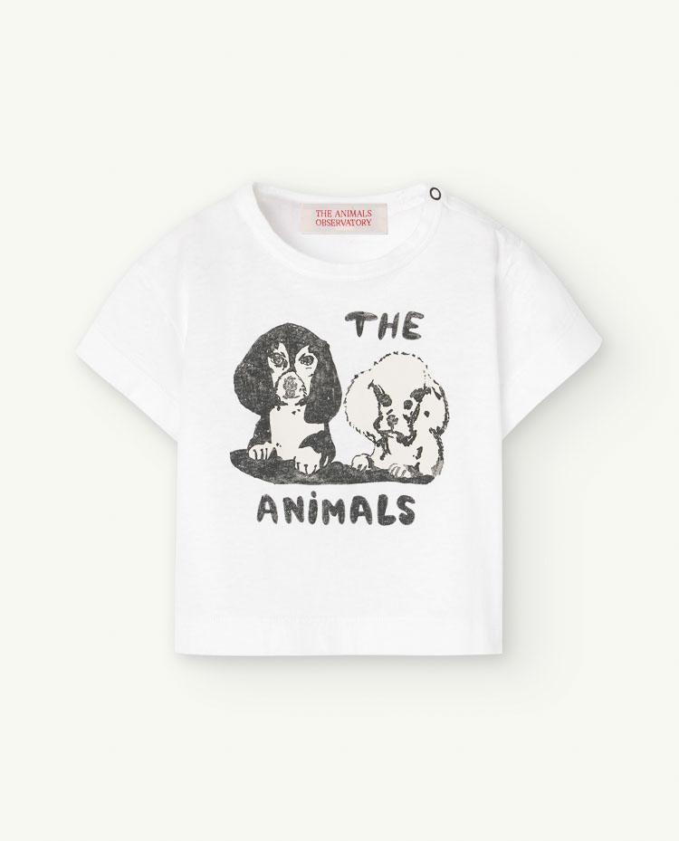 White Rooster Baby T-Shirt COVER