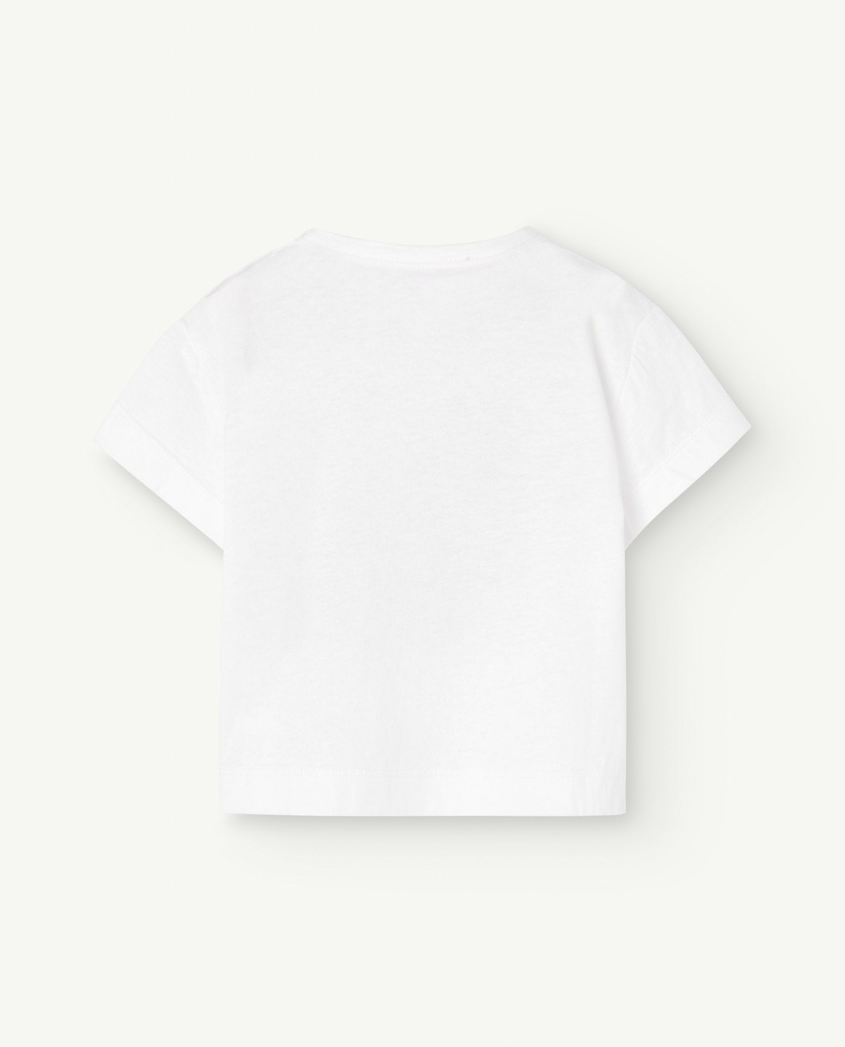White Rooster Baby T-Shirt PRODUCT BACK