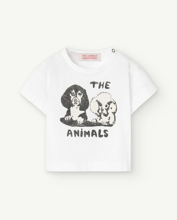 White Rooster Baby T-Shirt PRODUCT FRONT