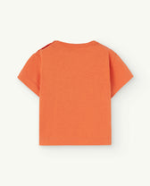 Orange Rooster Baby T-Shirt PRODUCT BACK