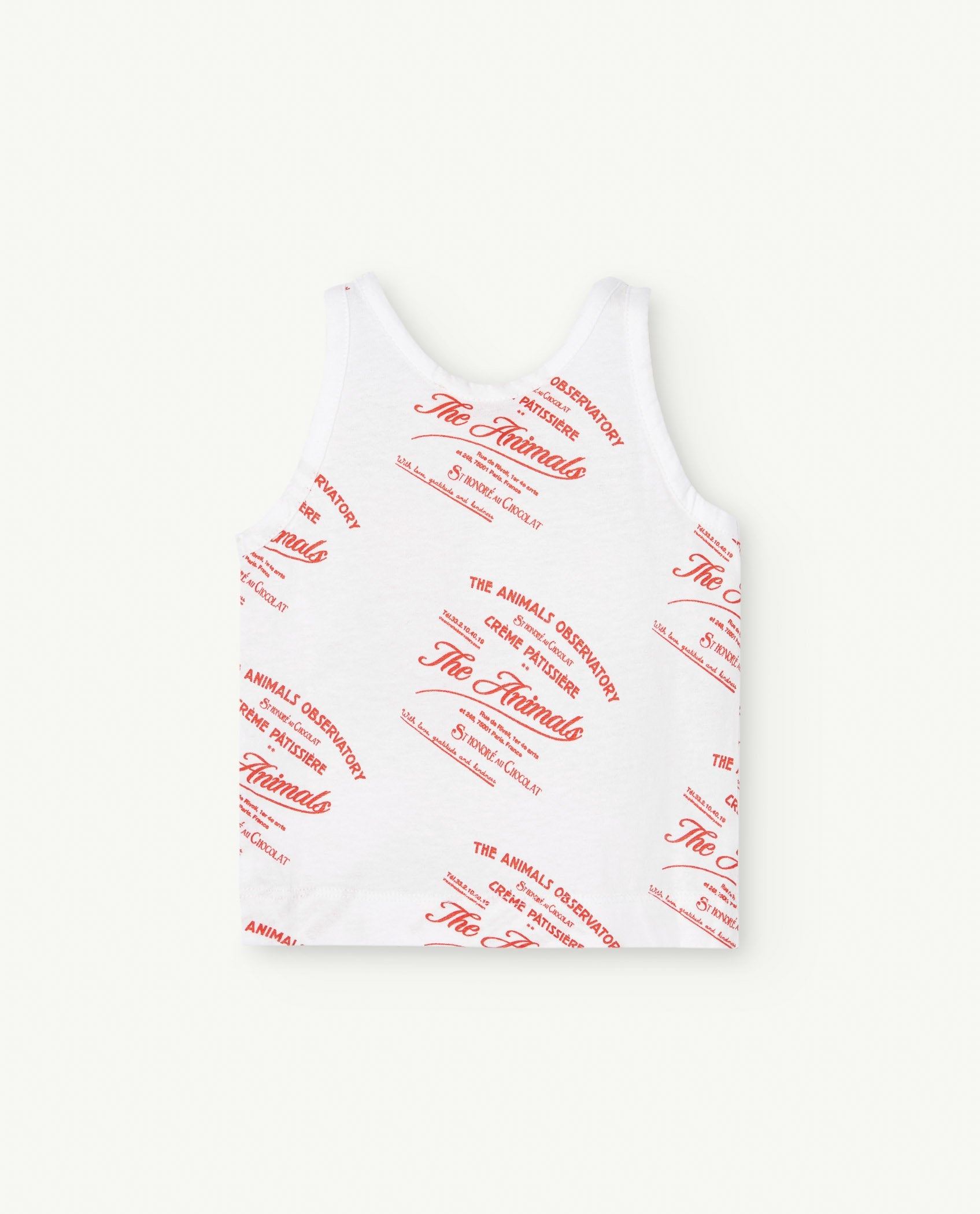 White Frog Baby Tank Top PRODUCT BACK