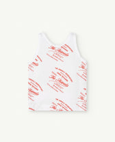 White Frog Baby Tank Top PRODUCT BACK