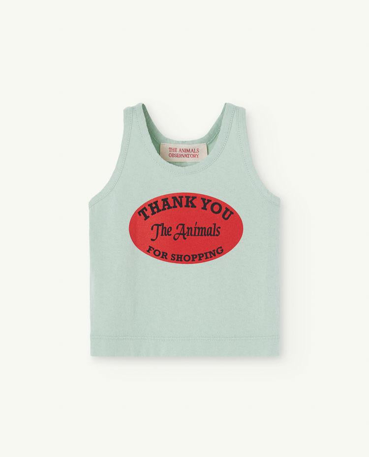 Turquoise Frog Baby Tank Top COVER