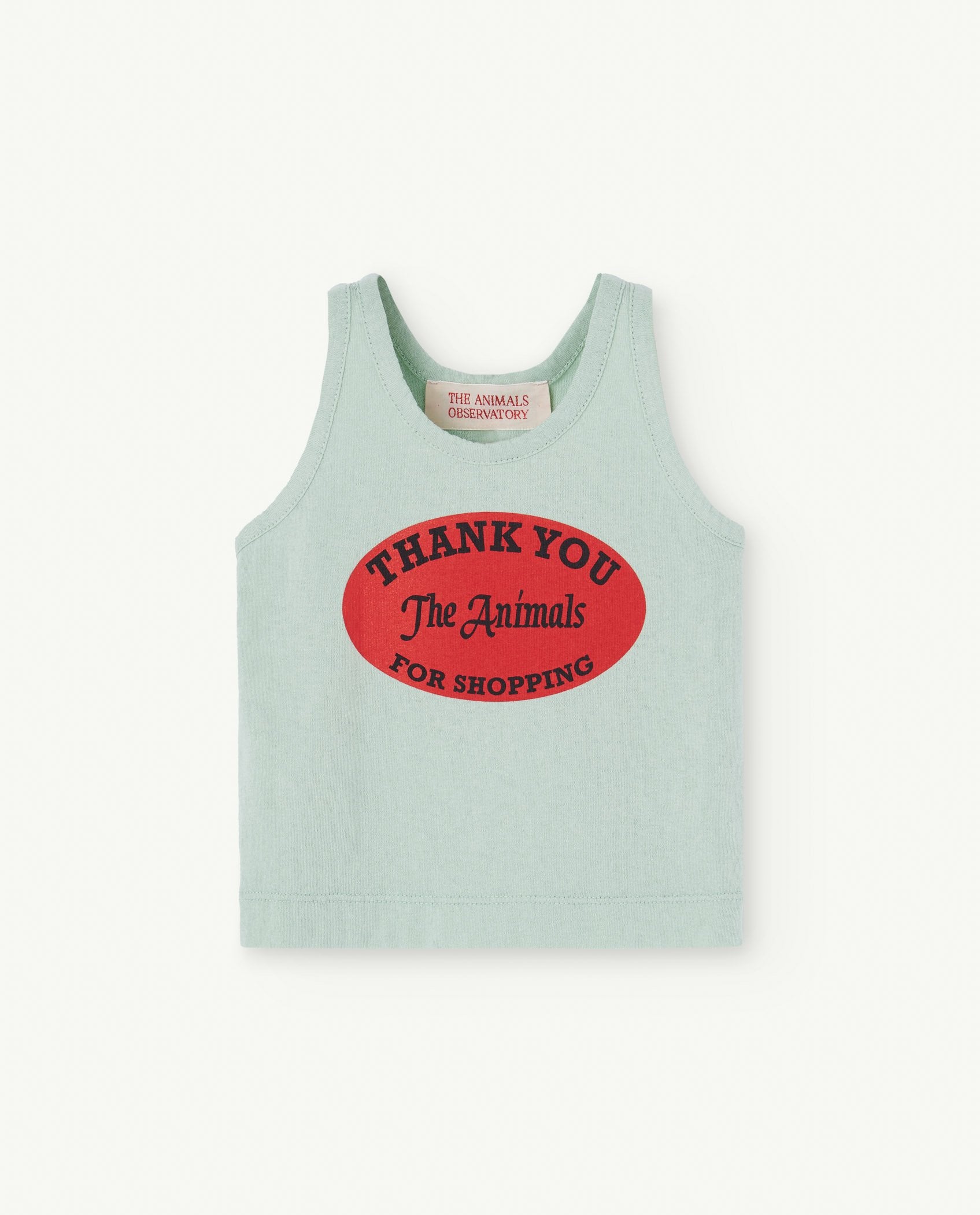 Turquoise Frog Baby Tank Top PRODUCT FRONT