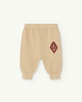 Beige Dromedary Baby Sweatpants