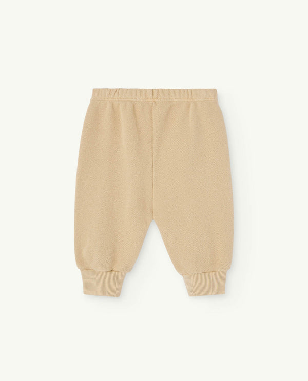 Beige Dromedary Baby Sweatpants PRODUCT BACK