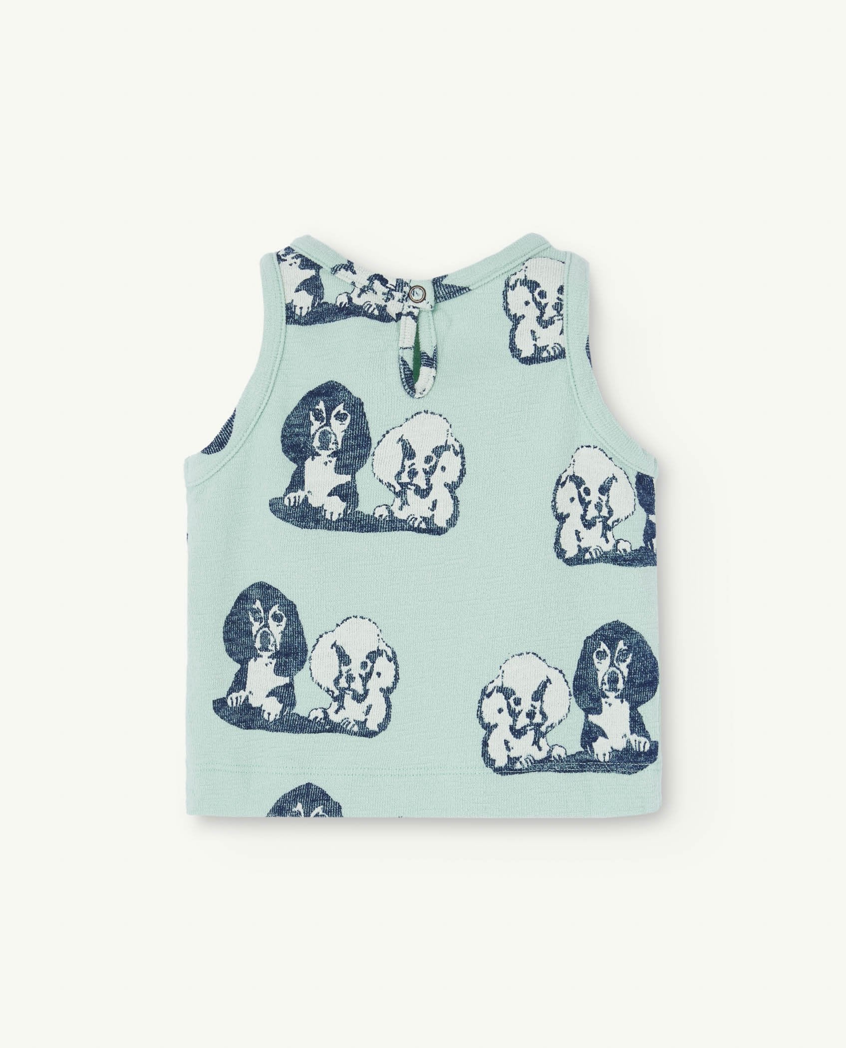 Turquoise Hyena Baby Tank Top PRODUCT BACK
