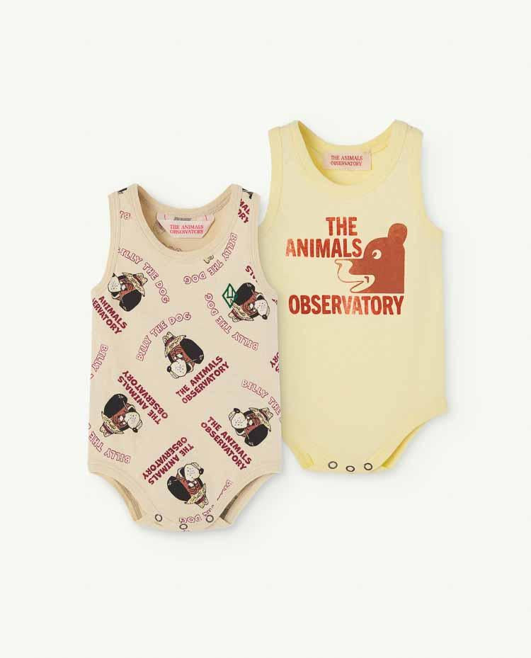 Soft Yellow Pack Turtle Baby Bodysuit COVER