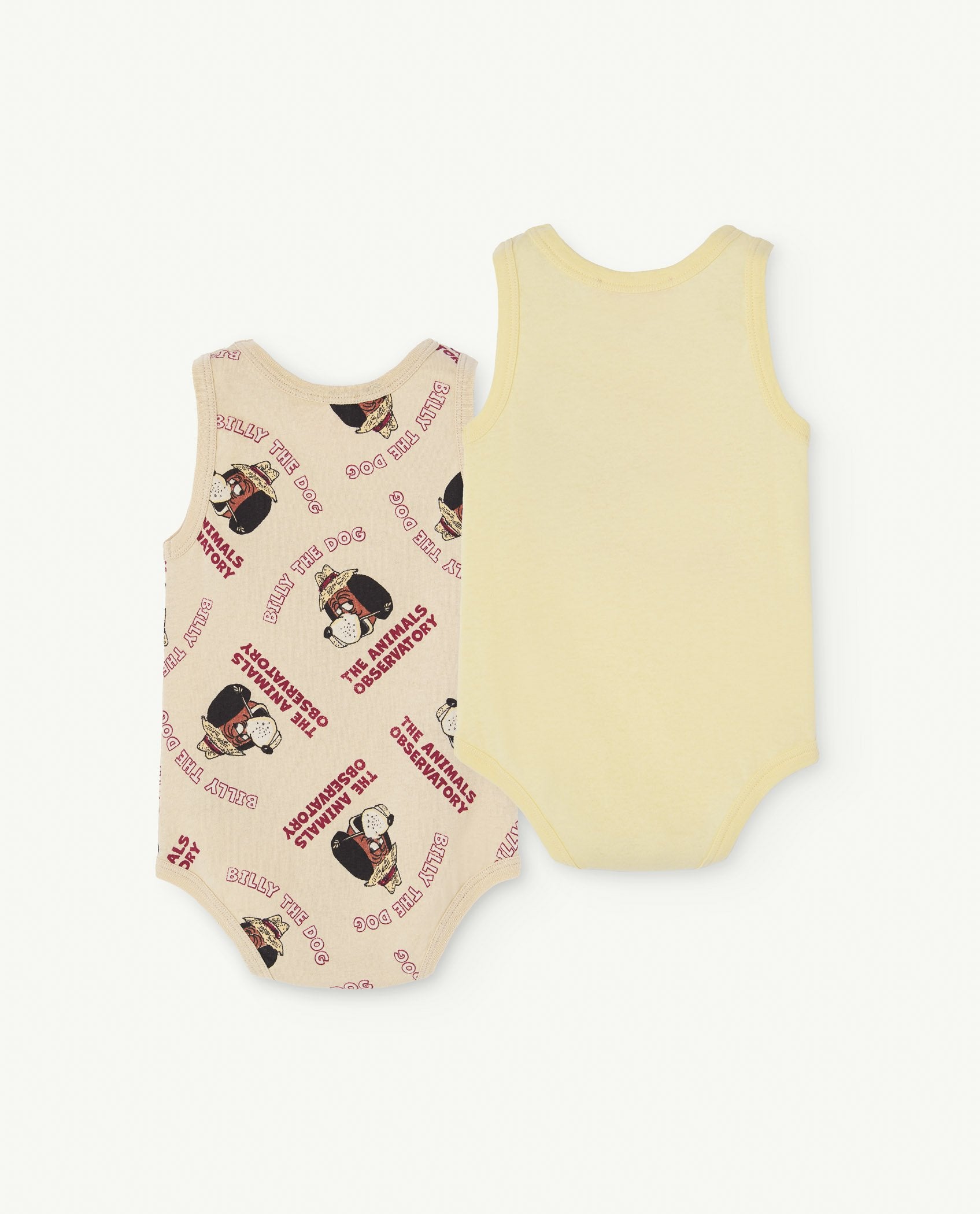 Soft Yellow Pack Turtle Baby Bodysuit PRODUCT BACK